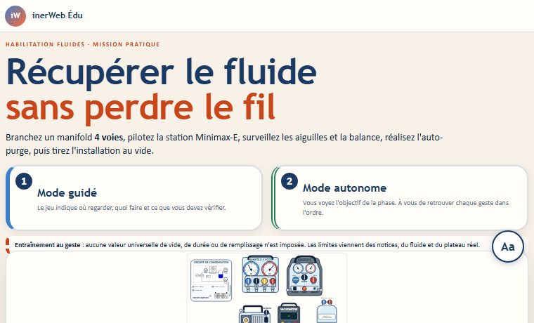 Aperçu — TP récupération du fluide